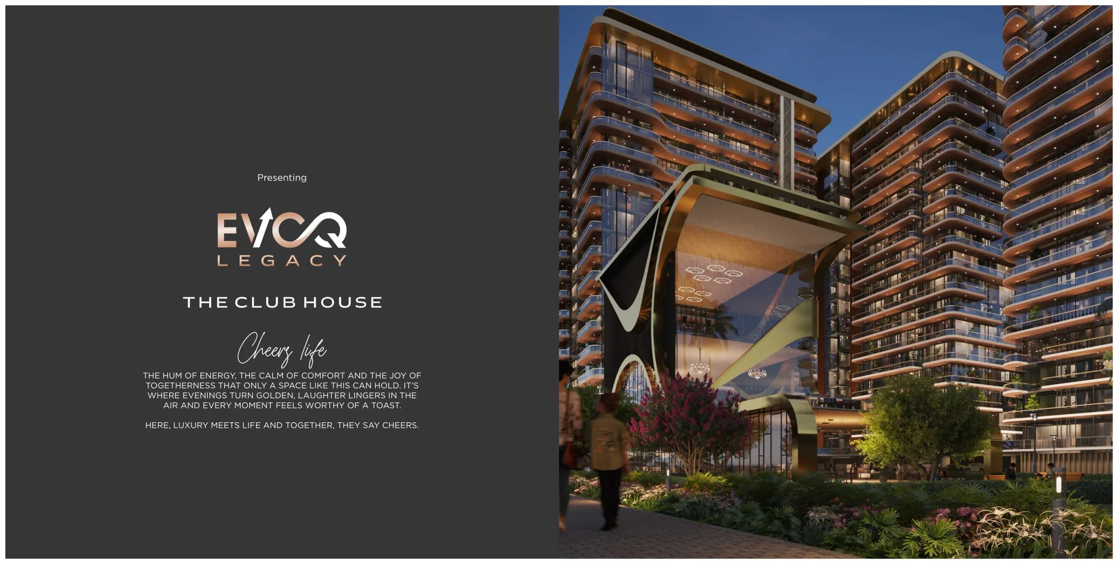 Evoq Antalia residential blocks and balconies